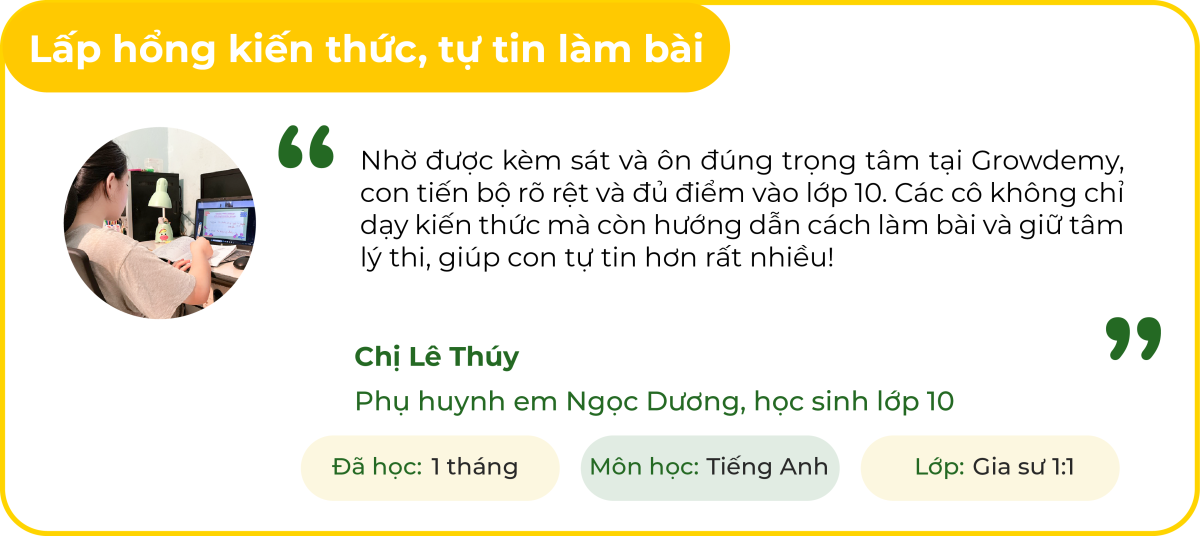 Review học viên
