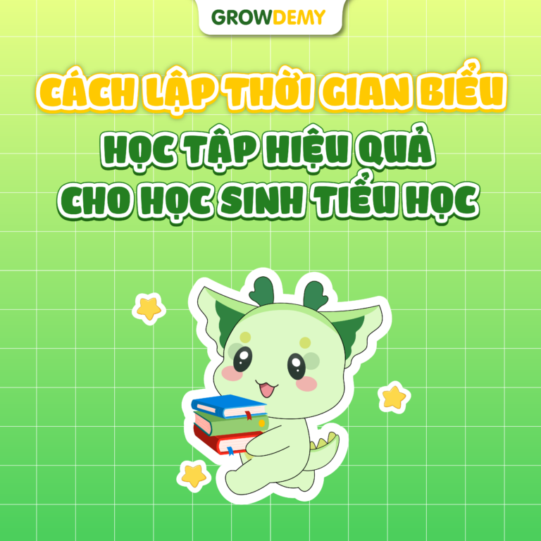 Cách lập thời gian biểu học tập hiệu quả cho học sinh Tiểu học