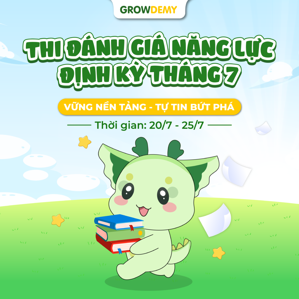 Thông báo kỳ thi đánh giá năng lực định kỳ tháng 7