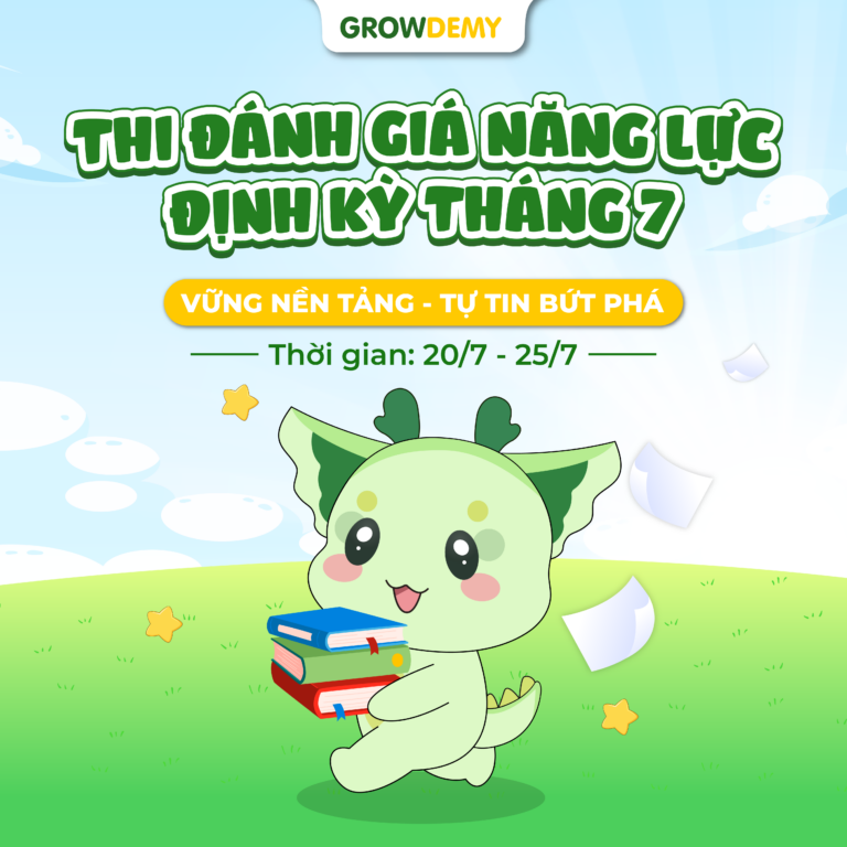 Thông báo kỳ thi đánh giá năng lực định kỳ tháng 7
